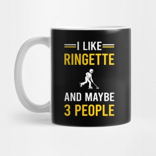 3 People Ringette Mug